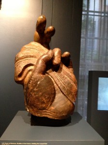 Left hand of Maitreya, Buddha of the Future ca 550 AD