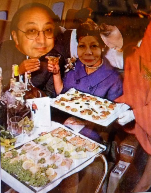 Back in the old days- Flying in Style.