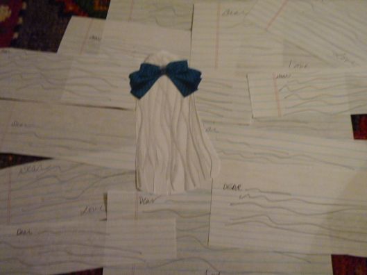 the girl with the bow