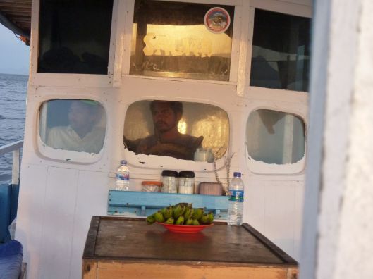 boat -watching the sunset