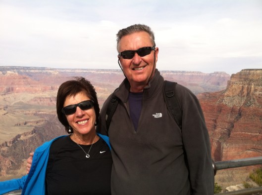 Margie and Phil at the Grand Canyon