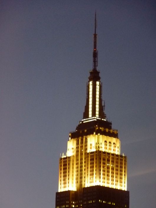 Empire State Building. Early evening.