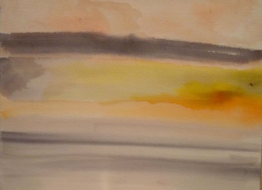 New Day. watercolor. Julie Seyler.