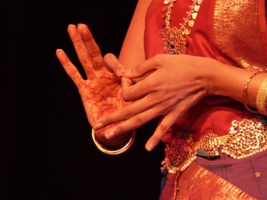 Henna tattooed hands