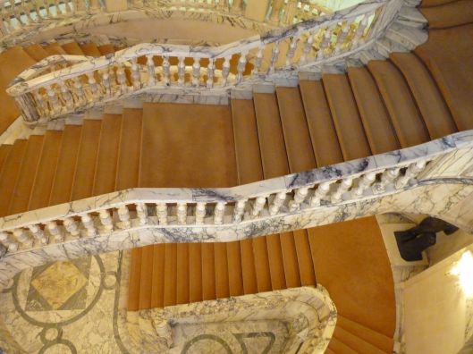 stairs at the Royal Art Museum Bucharest