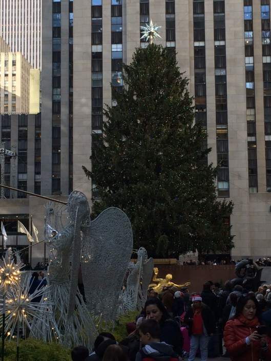 Christmas tree. Rockefeller Center. 