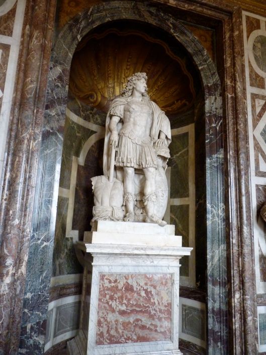 Louis dressed in the style of an ancient Roman by Jean Warin.