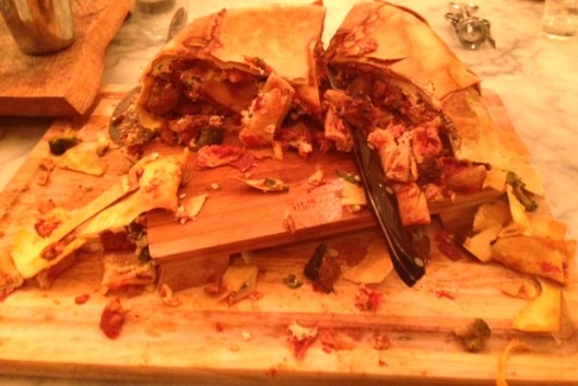 Timpano eaten